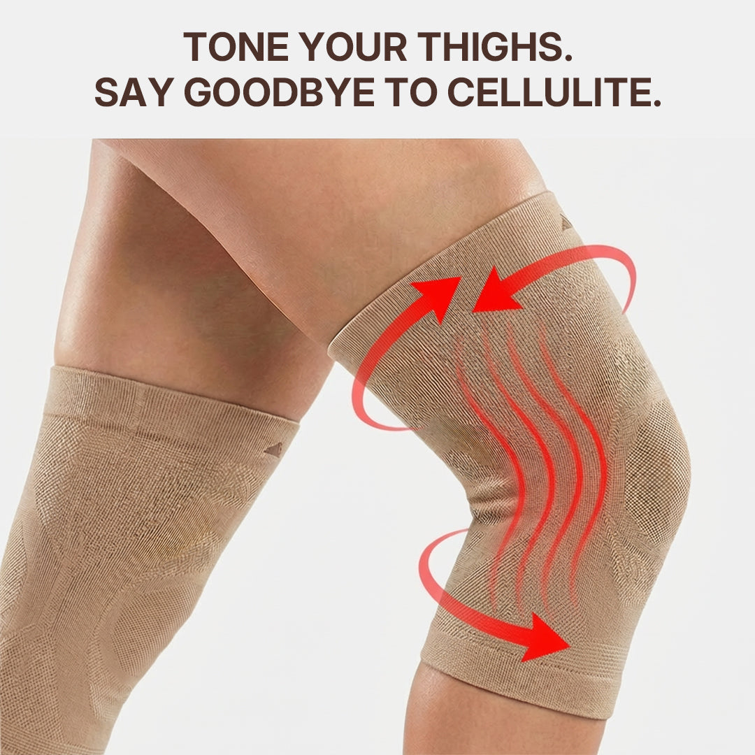 3D Compression Knee Sleeves –Say Goodbye to Saggy, Uneven-Looking Legs