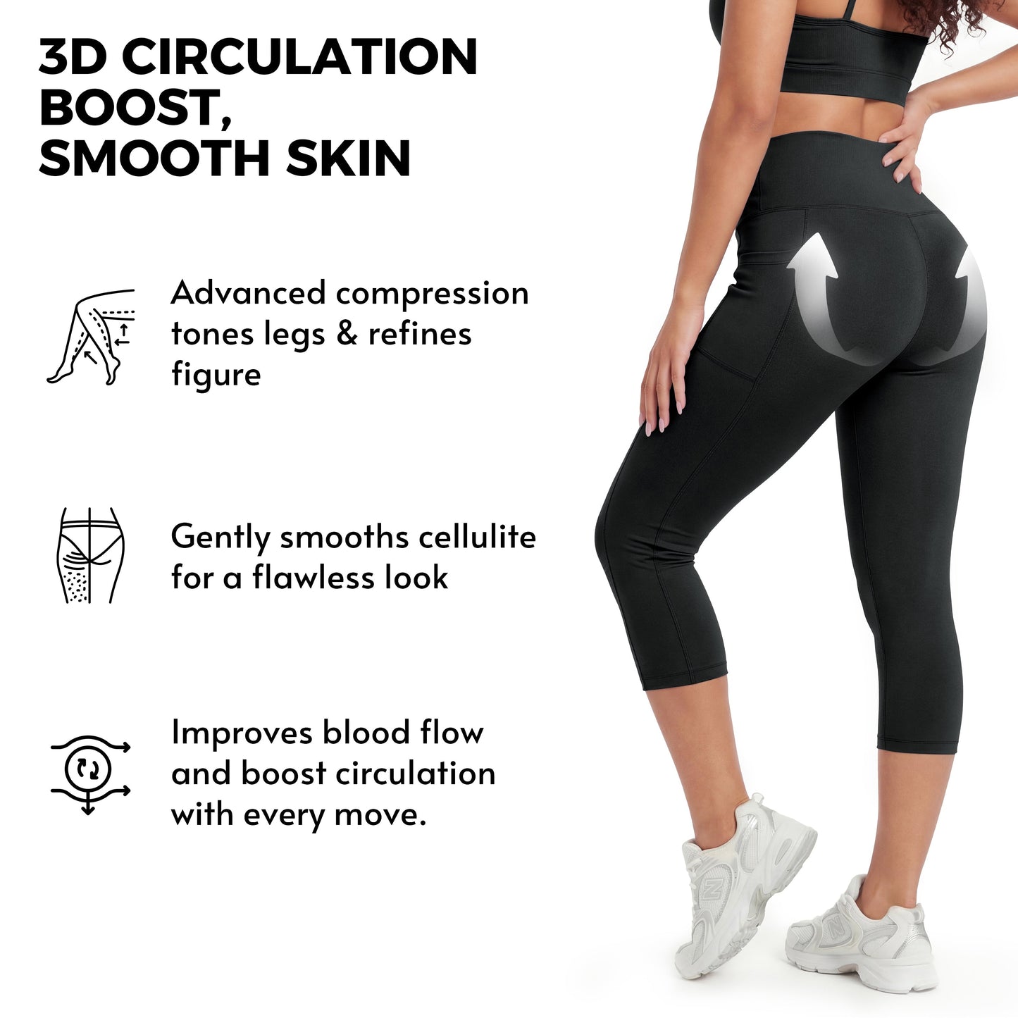 Butt-Lifting Tummy Control Pocket Capris