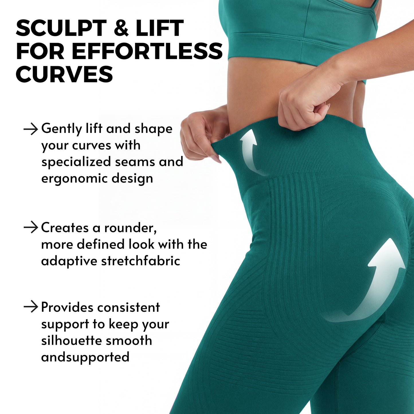 3D Anti-Cellulite Short Leggings
