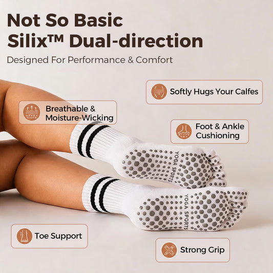 Standard Grip Socks - （3pcs）Grip harder. Stretch easier. Feel grounded.
