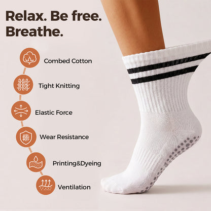 Standard Grip Socks - （3pcs）Grip harder. Stretch easier. Feel grounded.