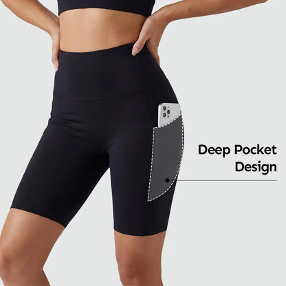 Pocket 3D Anti-Cellulite Sculpting Short Leggings