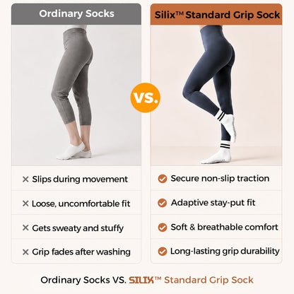 Standard Grip Socks - （3pcs）Grip harder. Stretch easier. Feel grounded.