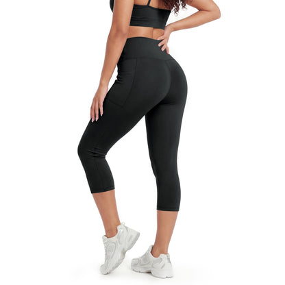 Butt-Lifting Tummy Control Pocket Capris