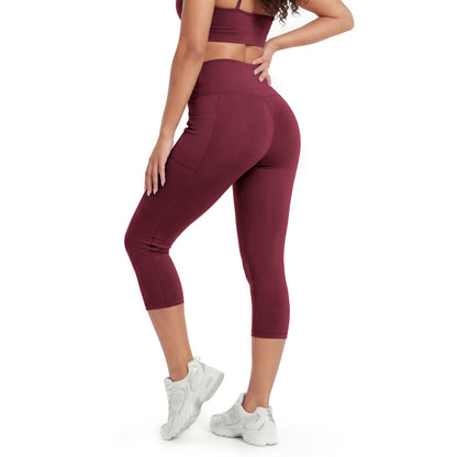 Butt-Lifting Tummy Control Pocket Capris