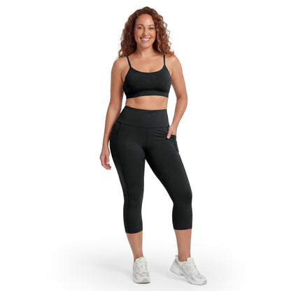 Butt-Lifting Tummy Control Pocket Capris