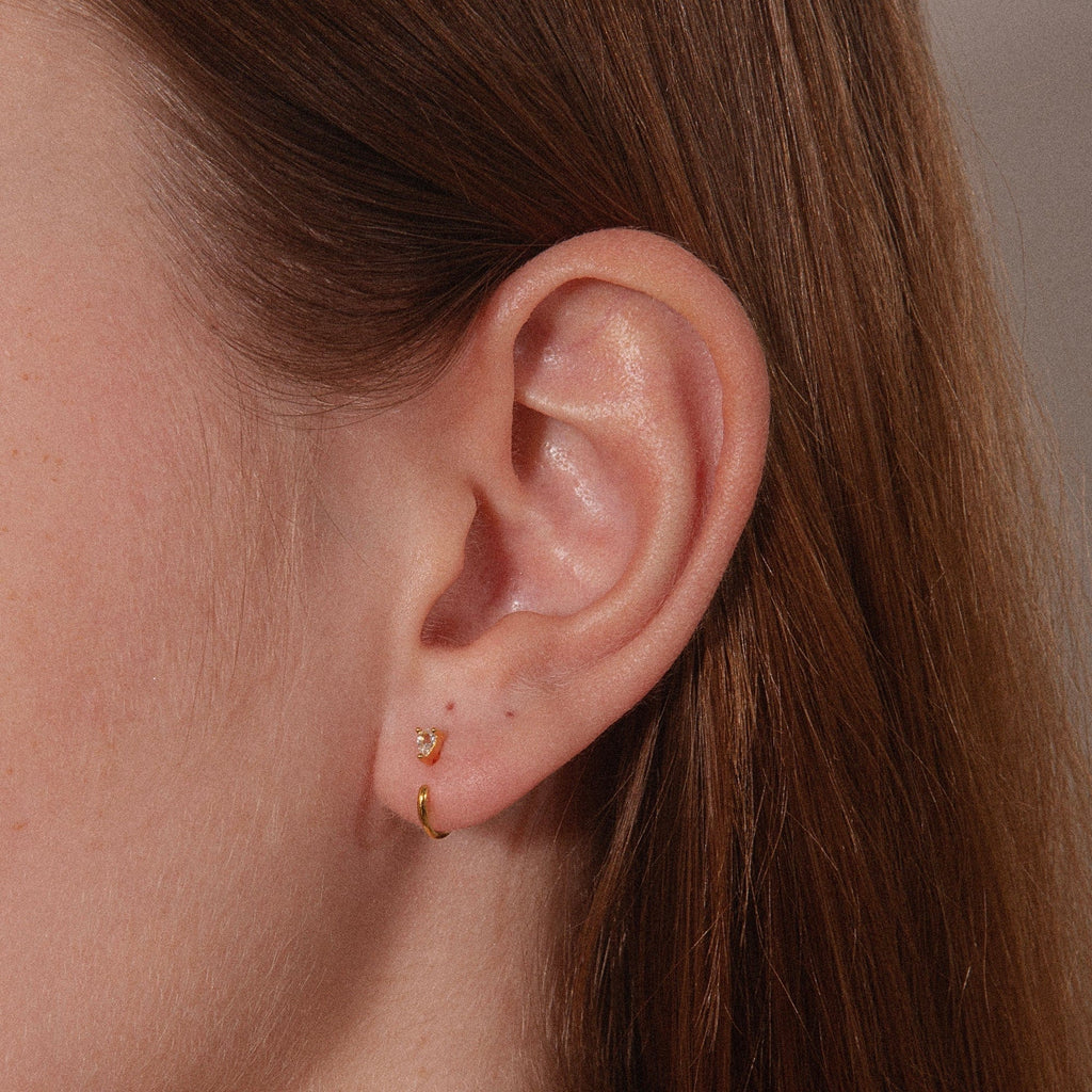 Stay Close Teardrop Hoops