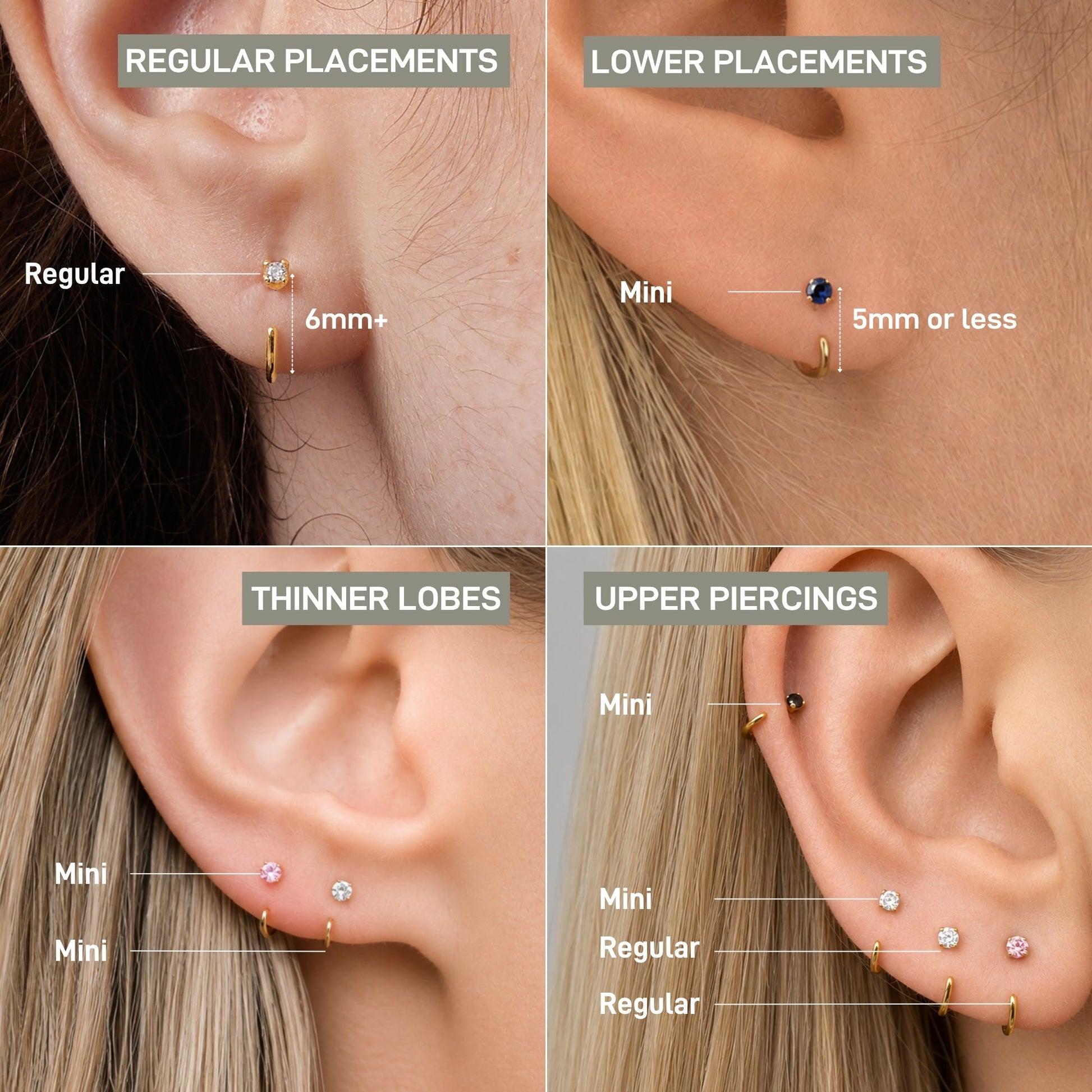 Stay Close Blue Sapphire Hoops
