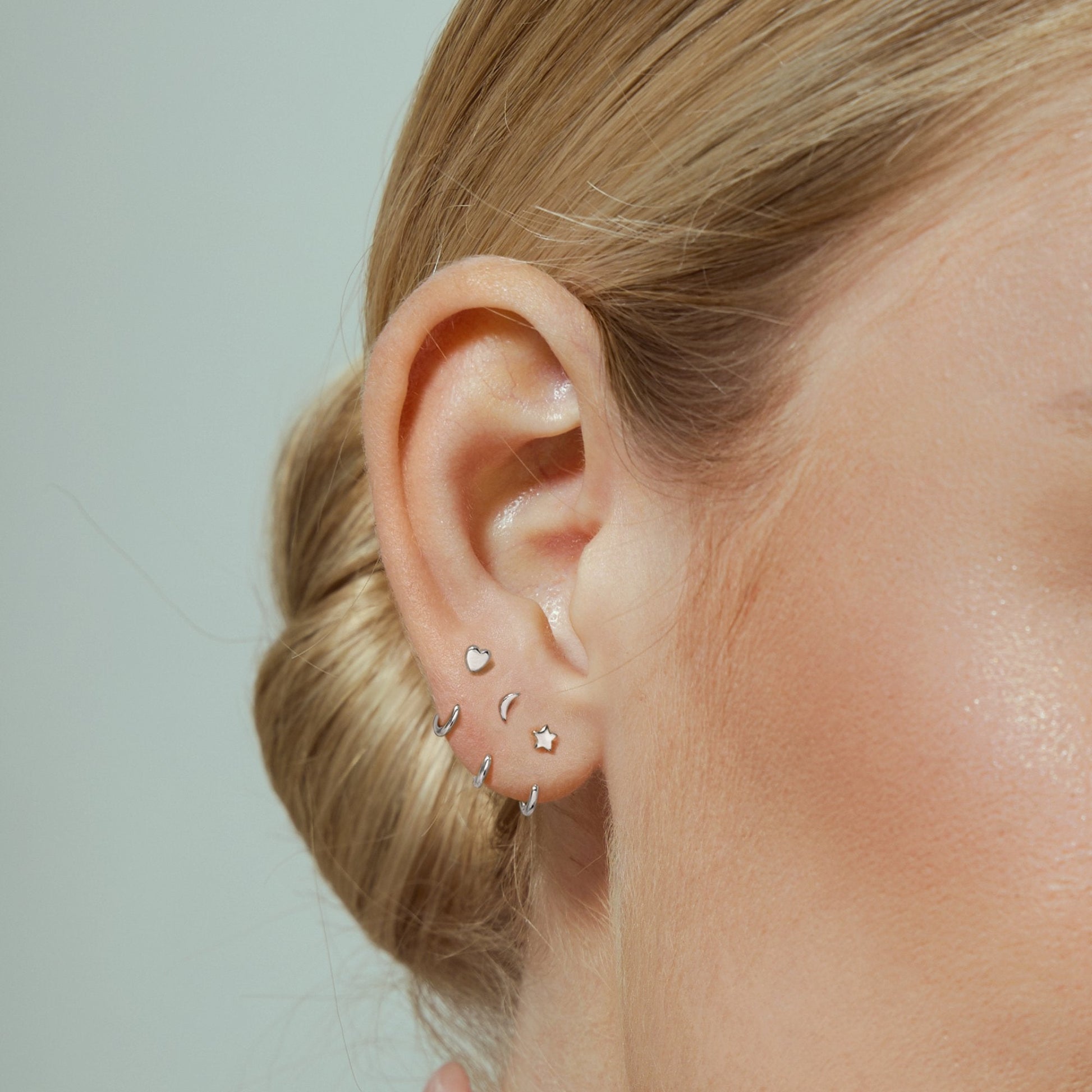 Stay Close Charm Hoops Set