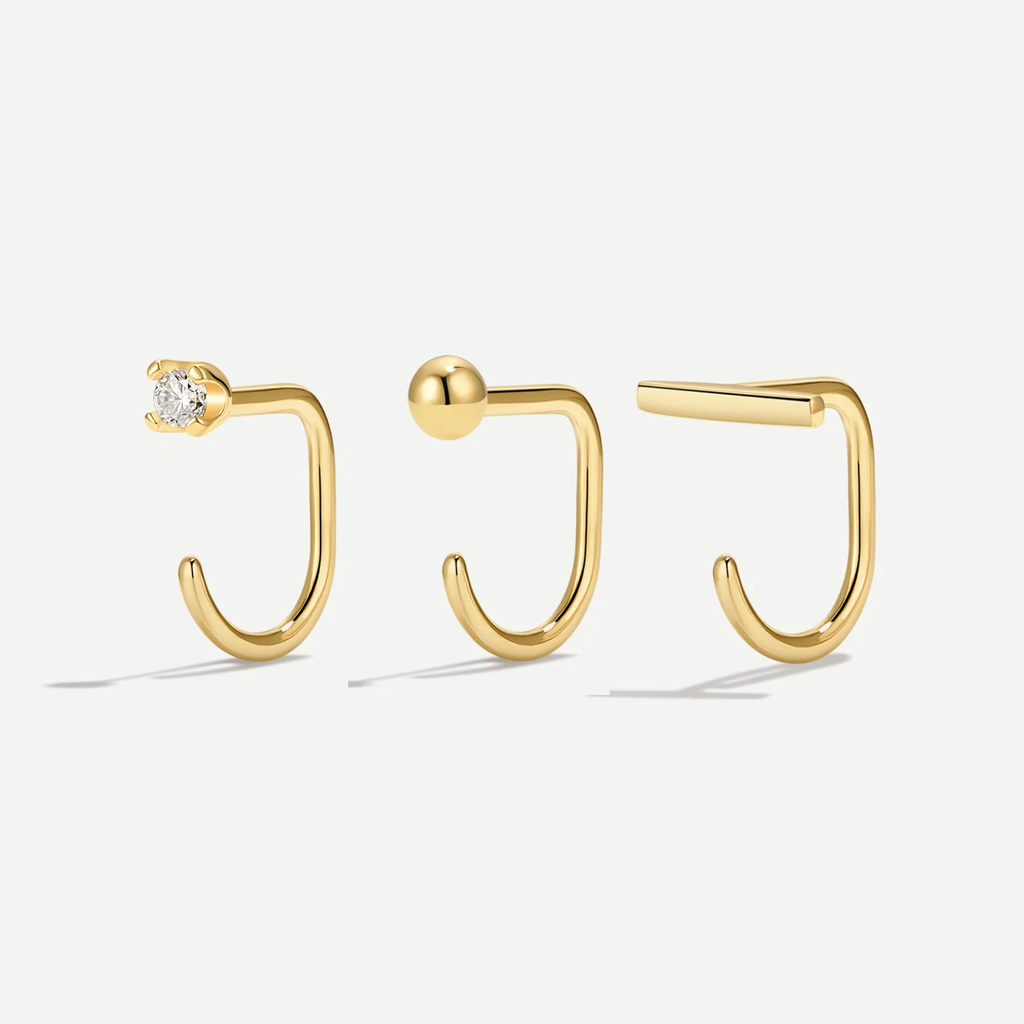 Modernist Contour Trio - Gold
