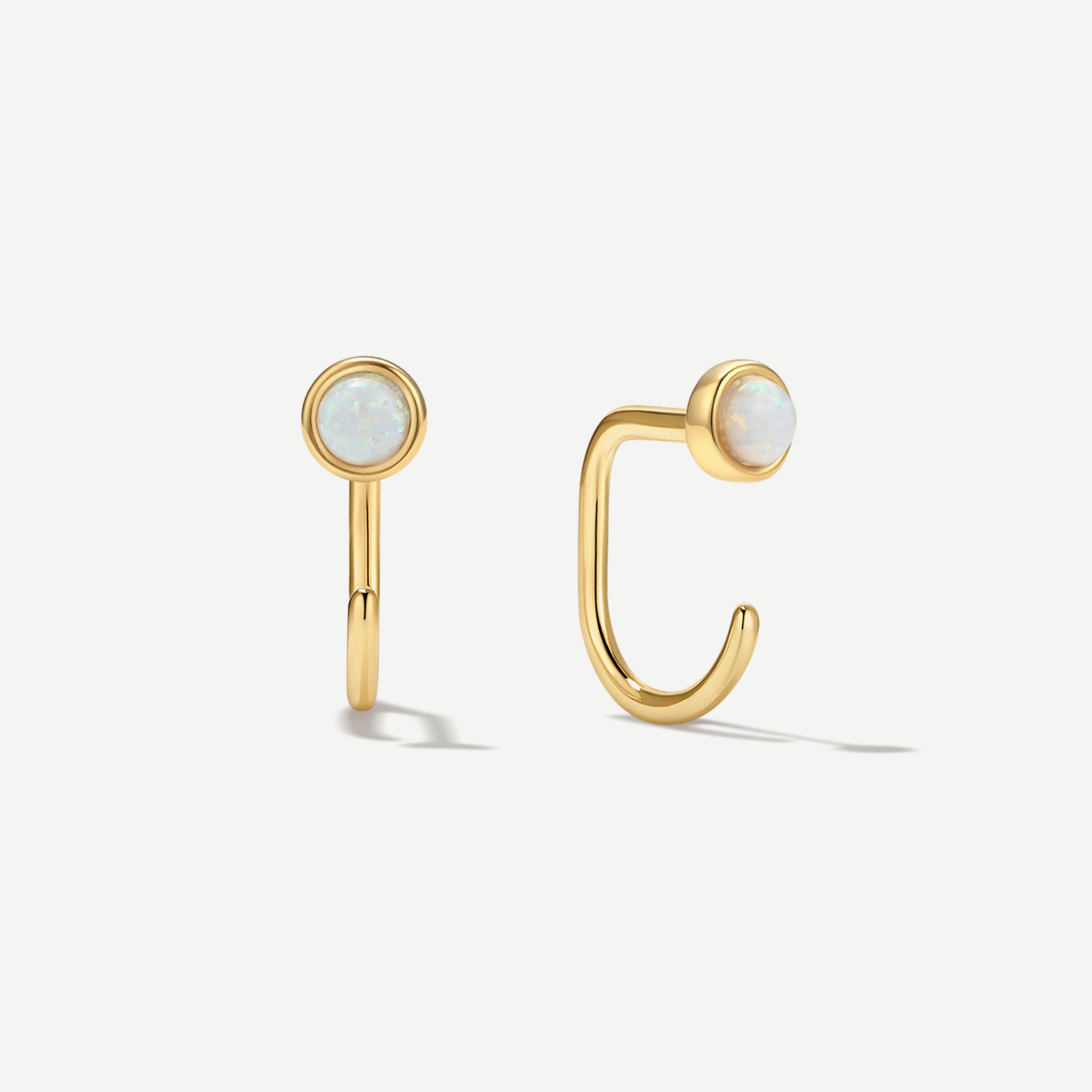 Stay Close Opal Hoops