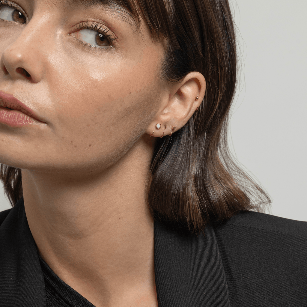 Stay Close Opal Hoops