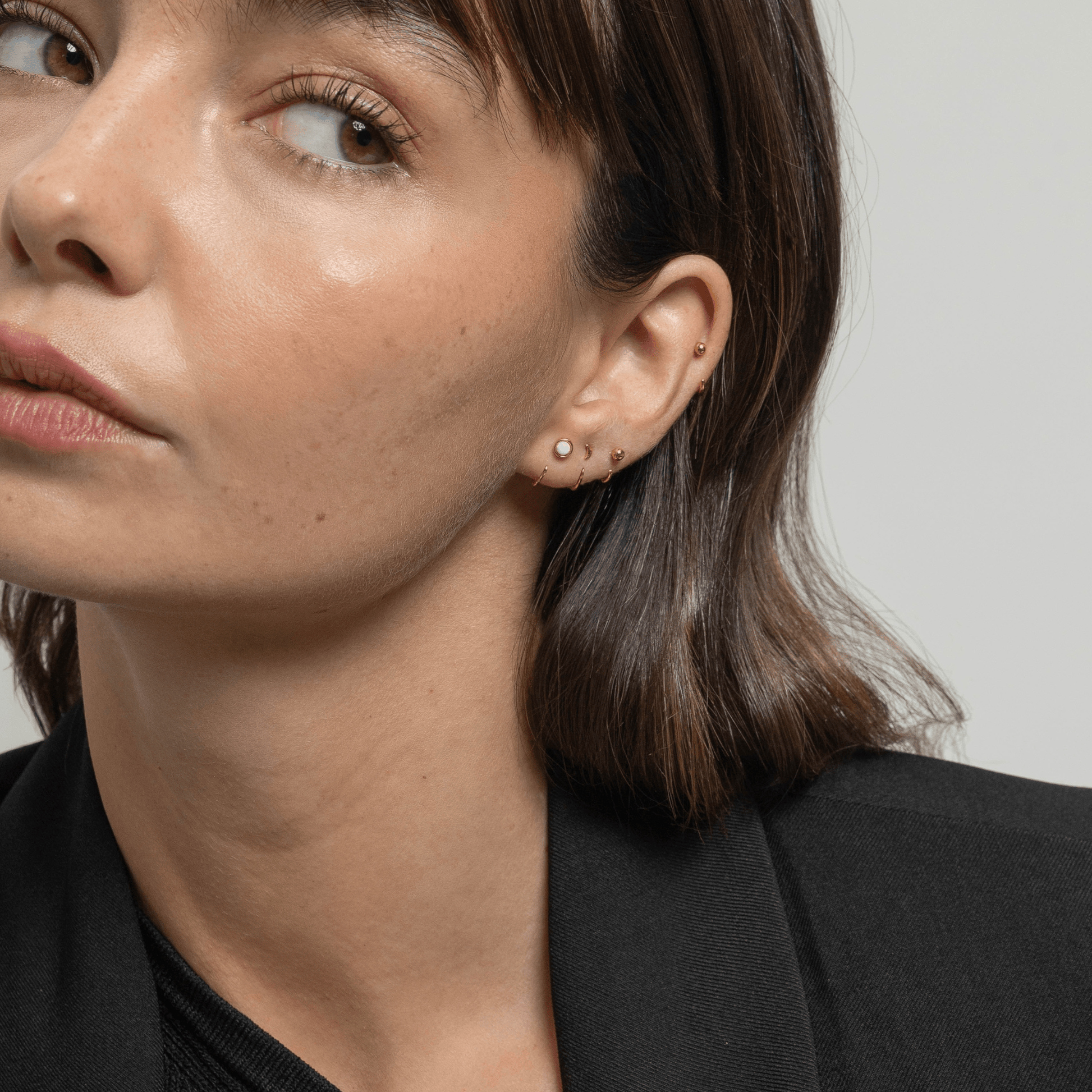 Stay Close Opal Hoops