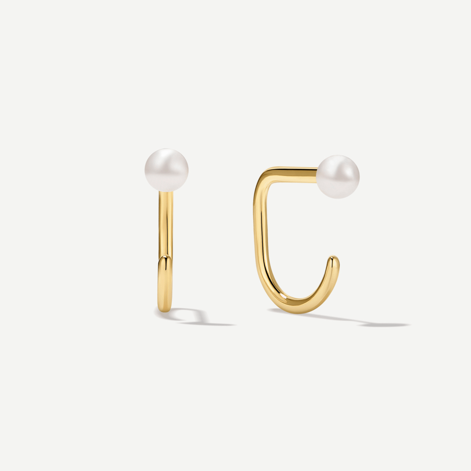 Stay Close Pearl Hoops